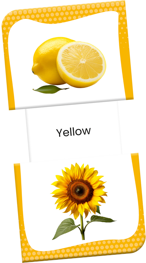 Slide & Learn Flash Cards - COLOURS & SHAPES