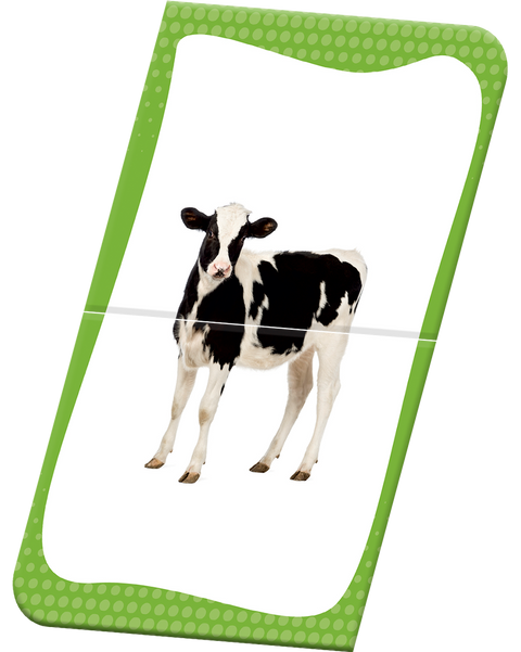 Slide & Learn Flash Cards - FARM ANIMALS & THEIR BABIES