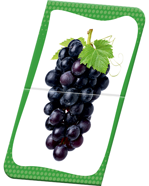 Slide & Learn Flash Cards - FRUITS & VEGETABLES
