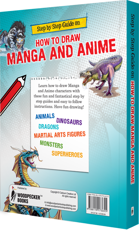 Step by Step Guide on How to Draw Manga & Anime (Bind-up"6 Books in 1")