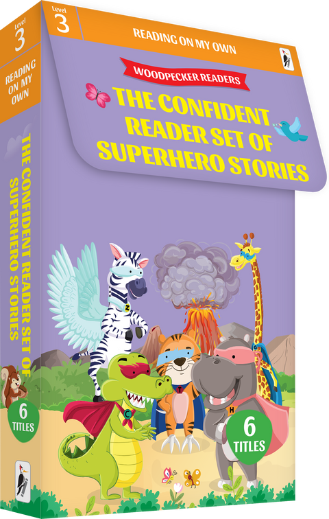 The Confident Reader Set of Superhero Stories (6 Vol. Boxed Set)