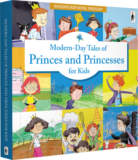 Modern-Day Tales of Princes and Princesses for Kids (Bind-up "8 Books in 1")