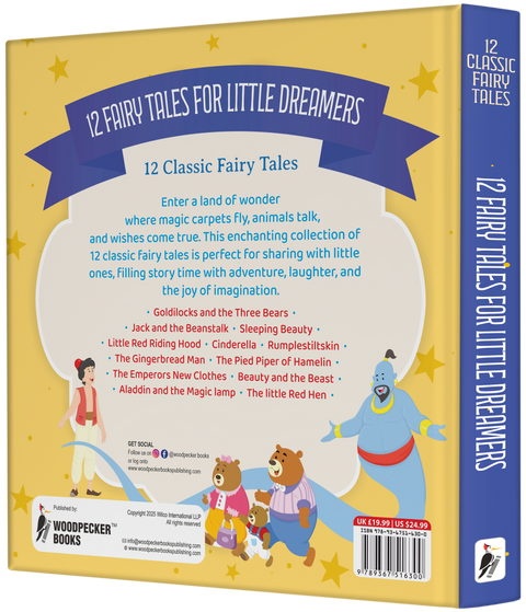 12 Fairy Tales for Little Dreamers (12 in 1 Bind-up)