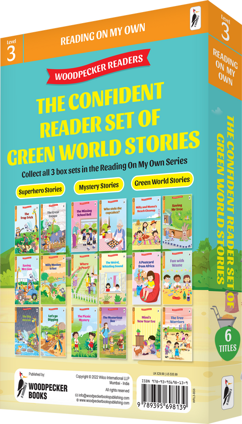 The Confident Reader Set of Green World Stories (6 Vol. Boxed Set)