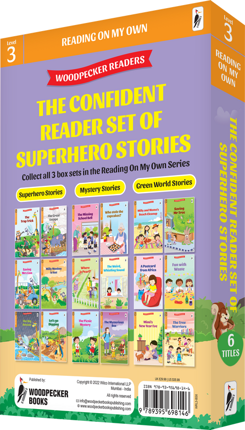 The Confident Reader Set of Superhero Stories (6 Vol. Boxed Set)
