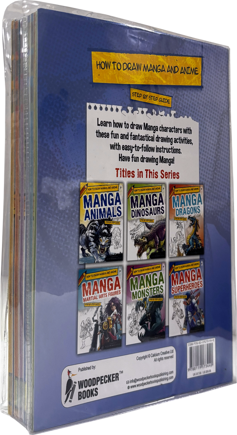 How to Draw Manga and Anime Step by Step Guide (6 Vol. set)