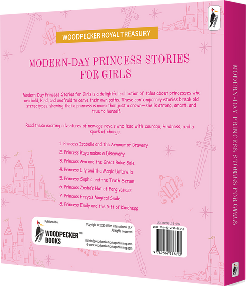 Modern-Day Princess Stories for Girls (Bind-up "8 Books in 1")