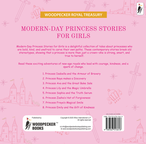 Modern-Day Princess Stories for Girls (Bind-up "8 Books in 1")
