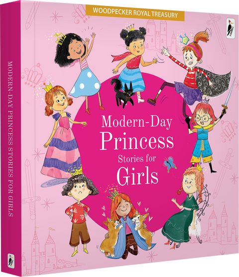 Modern-Day Princess Stories for Girls (Bind-up "8 Books in 1")