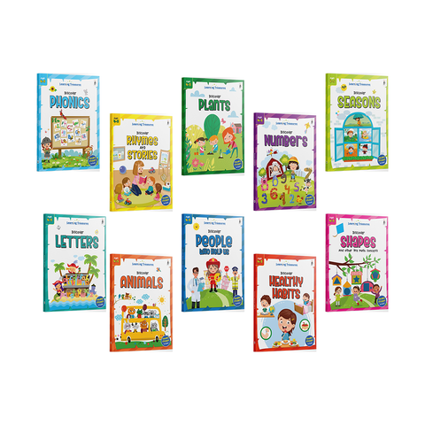 Discover-N-Learn: A Pre-School Activity Pack (Level 2) (10 Vol. Boxed Set)