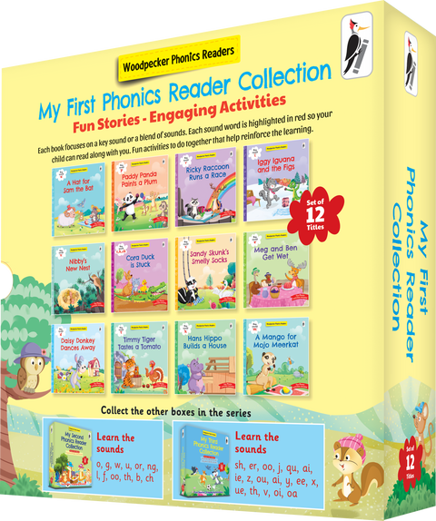 My First Phonics Reader Collection (12 Vol. Boxed Set)