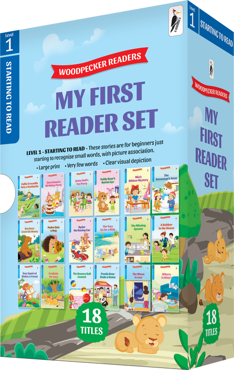 My First Reader Set (Level 1) (18 Vol. Boxed Set)