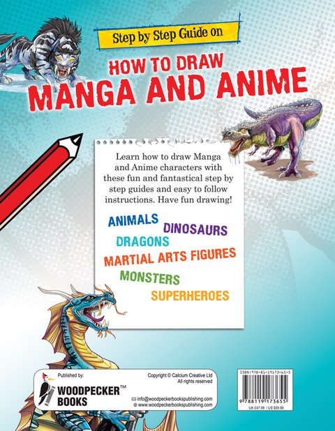 Step by Step Guide on How to Draw Manga & Anime (Bind-up"6 Books in 1")