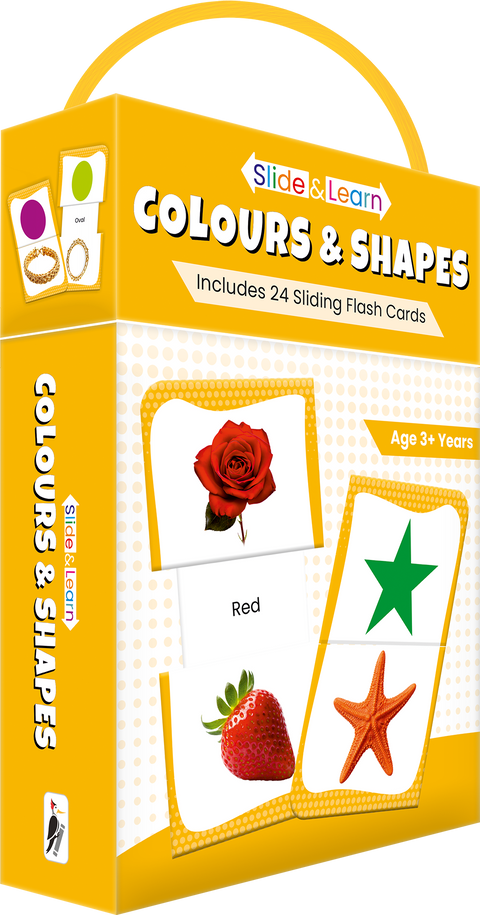 Slide & Learn Flash Cards - COLOURS & SHAPES