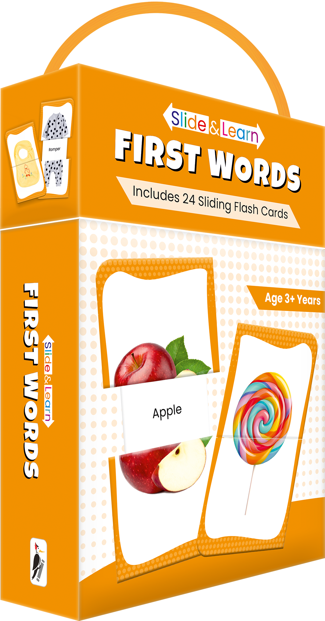 Slide & Learn Flash Cards - FIRST WORDS – Woodpecker Books