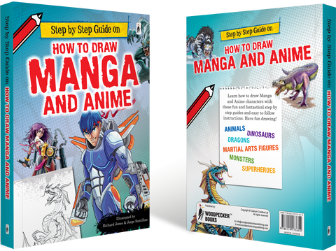 Step by Step Guide on How to Draw Manga & Anime (Bind-up"6 Books in 1")