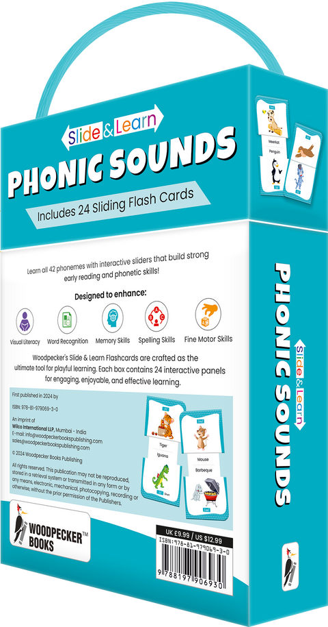 Slide & Learn Flash Cards - PHONIC SOUNDS